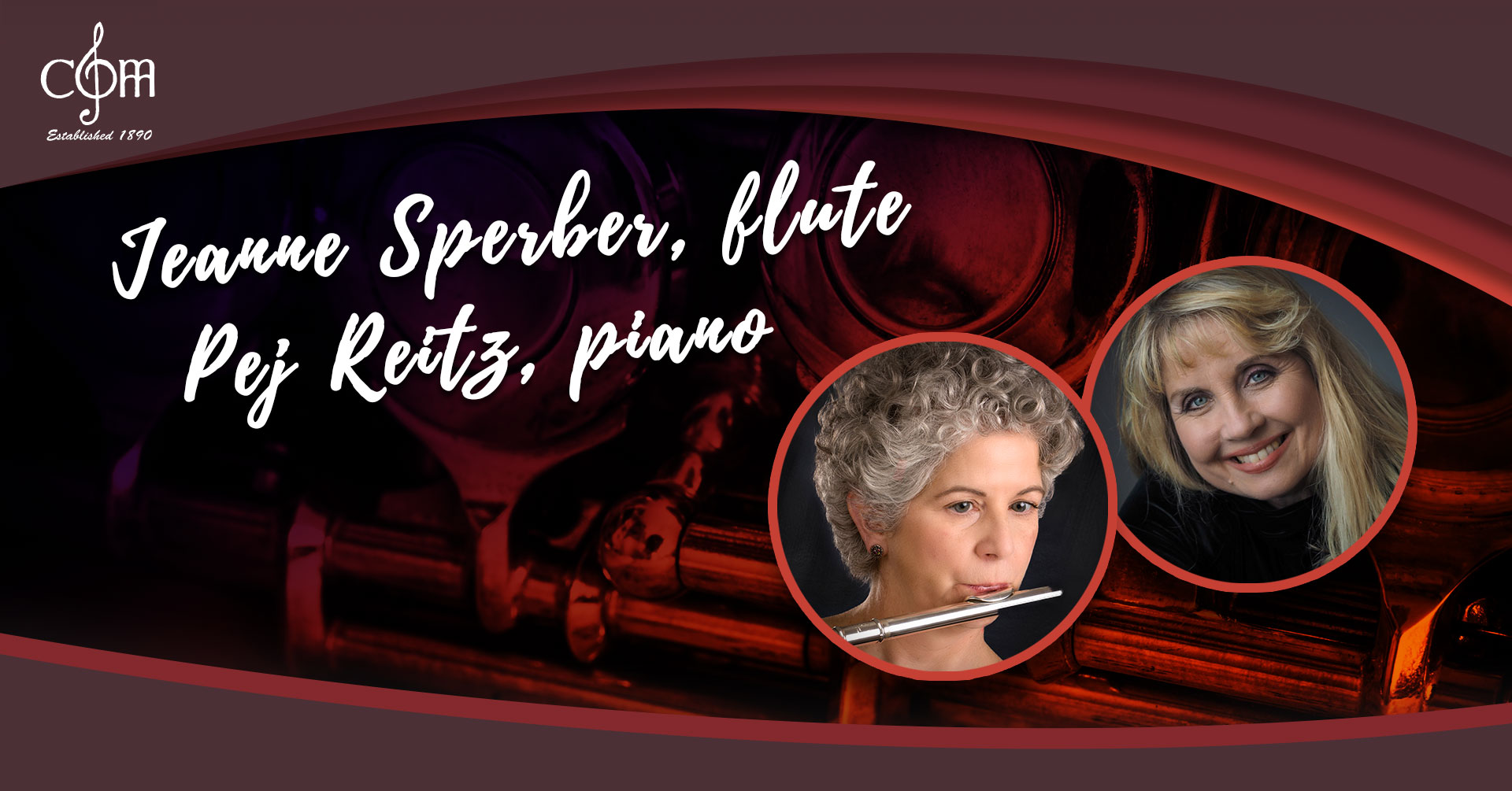 Jeanne Sperber, flute; Pej Reitz, piano